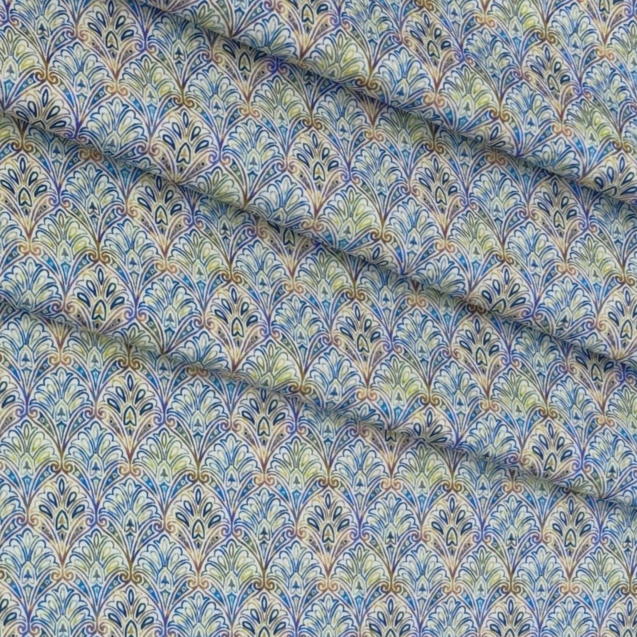 Shirt Fabric Raymond Giza Cotton Digital Print Colour Multicolour